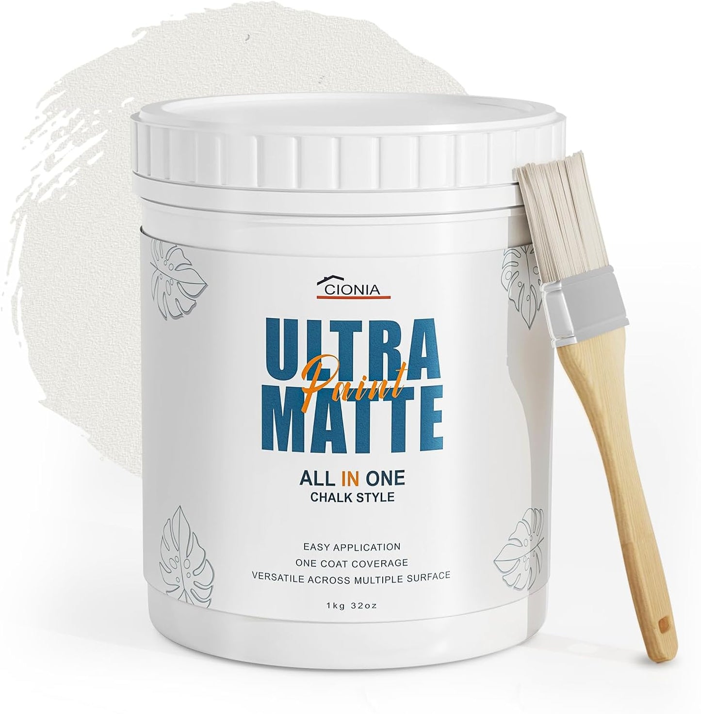 CIONIA Chalk Style Paint Kit With Tools- 32 Oz