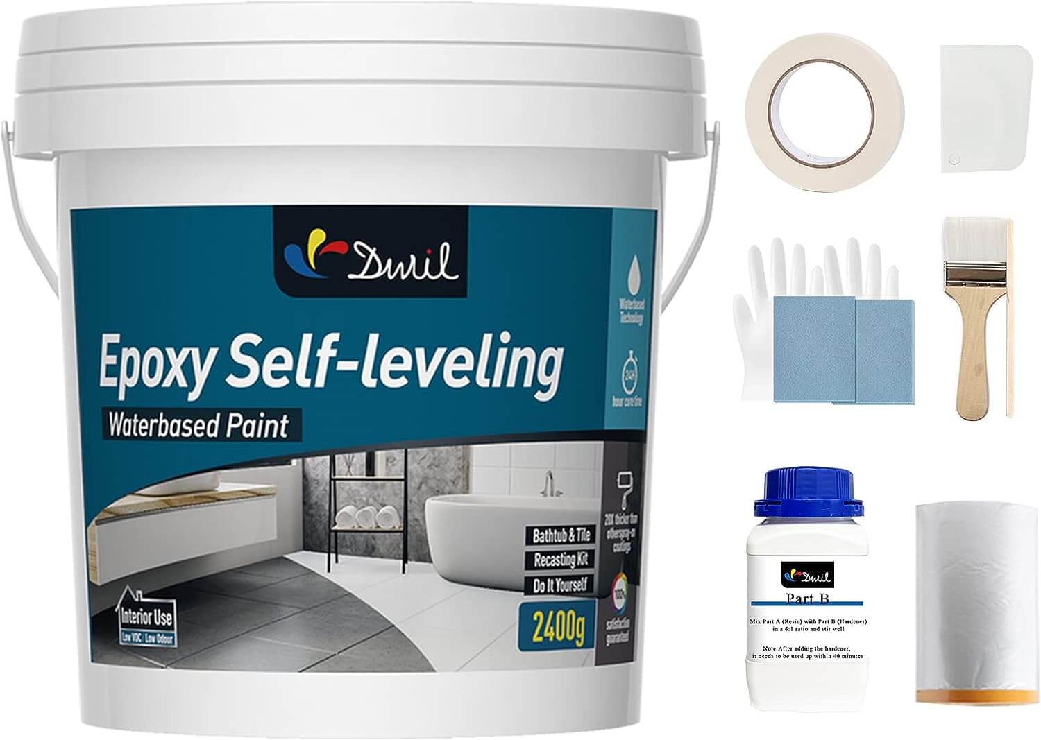 Bathtub Kit-DWIL EpoxyShield Bathtub&Sink Refinishing Kit – DWIL PAINT