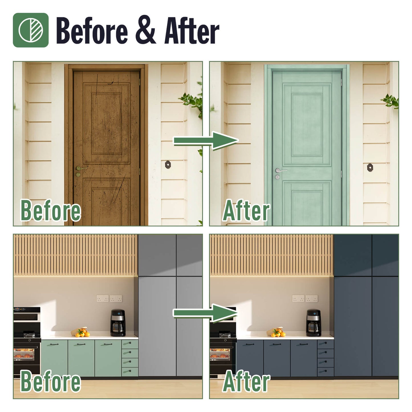 DWIL Wood Furniture Paint Kit (With Tools)