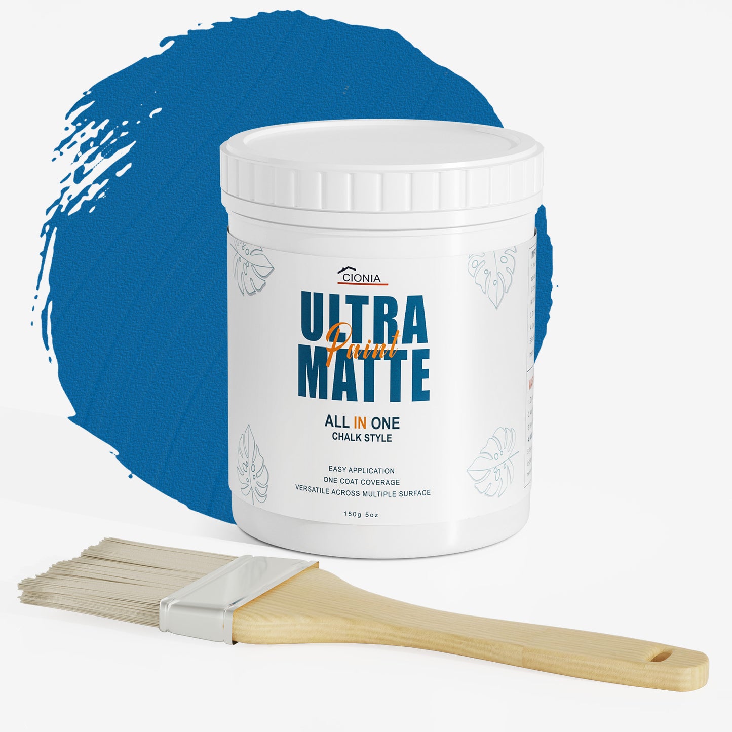 CIONIA Chalk Style Paint Kit With Tools- 32 Oz