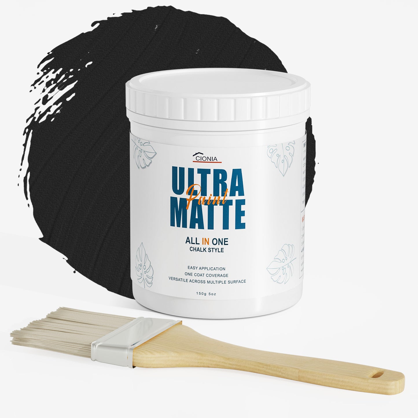 CIONIA Chalk Style Paint Kit With Tools- 32 Oz