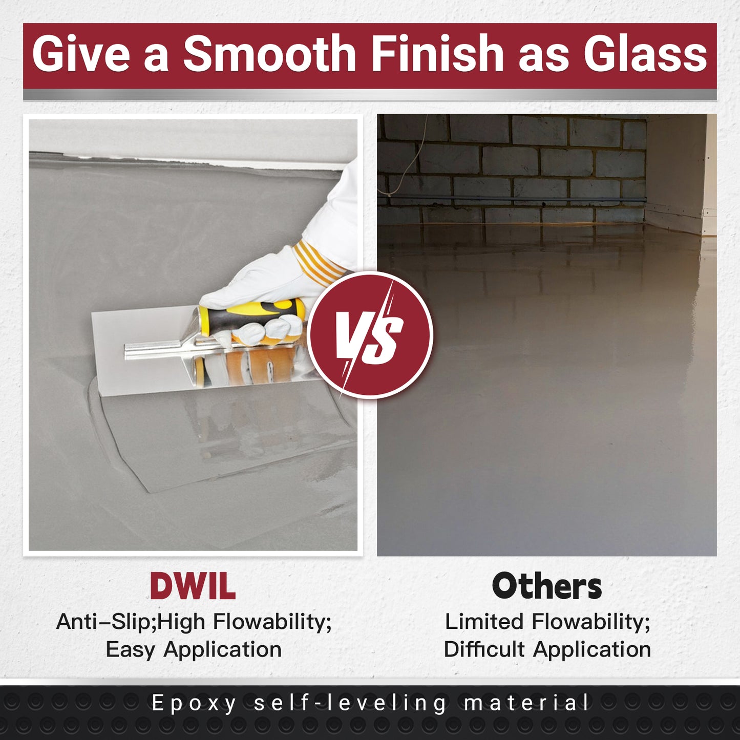 DWILEPOXYSHIELD Garage Floor Epoxy Kit,1 Car Kit