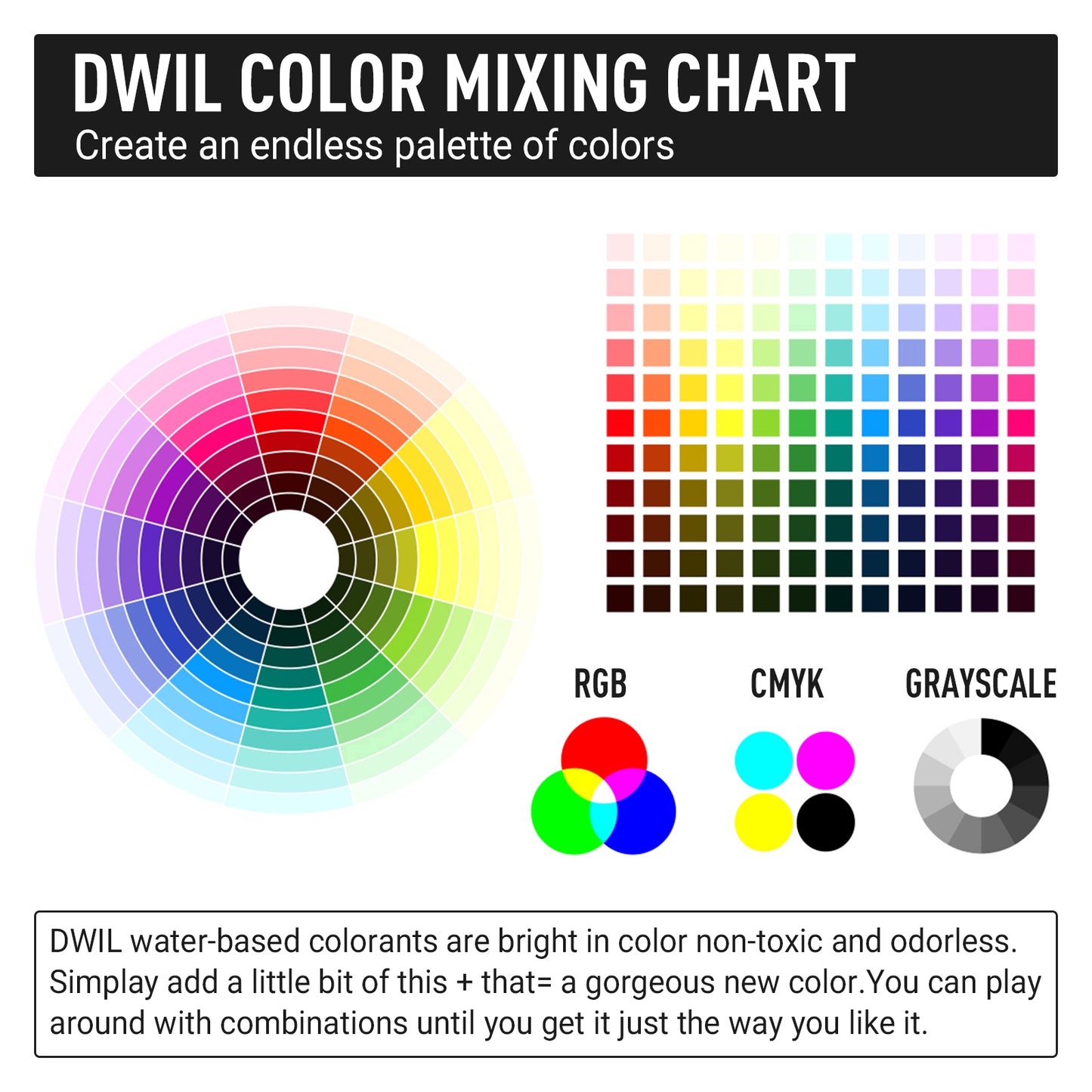 DWIL White Wood Furniture Paint with Waterbased Colorants