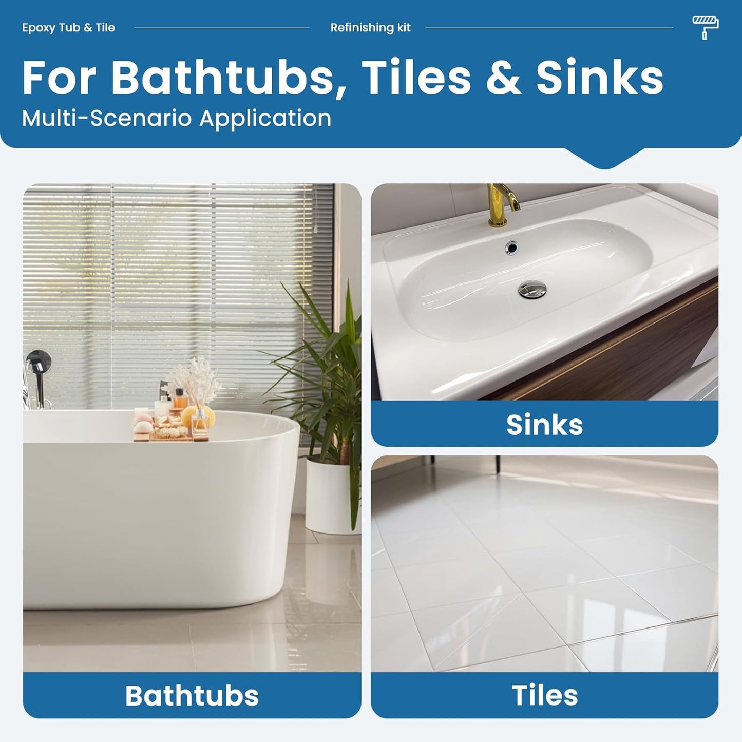 VERNY EpoxyShield Bathtub&Sink Refinishing Kit