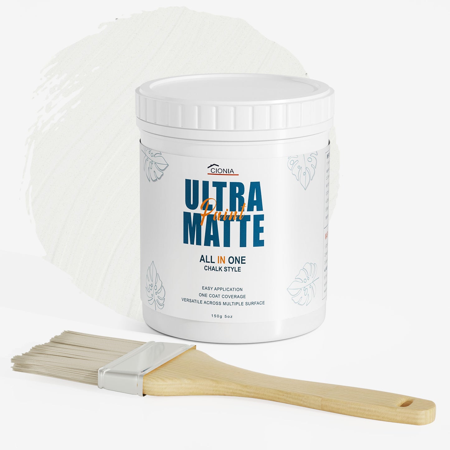CIONIA Chalk Style Paint Kit With Tools- 32 Oz