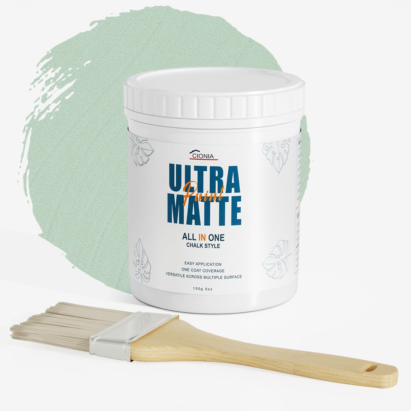 CIONIA Chalk Style Paint Kit With Tools- 32 Oz