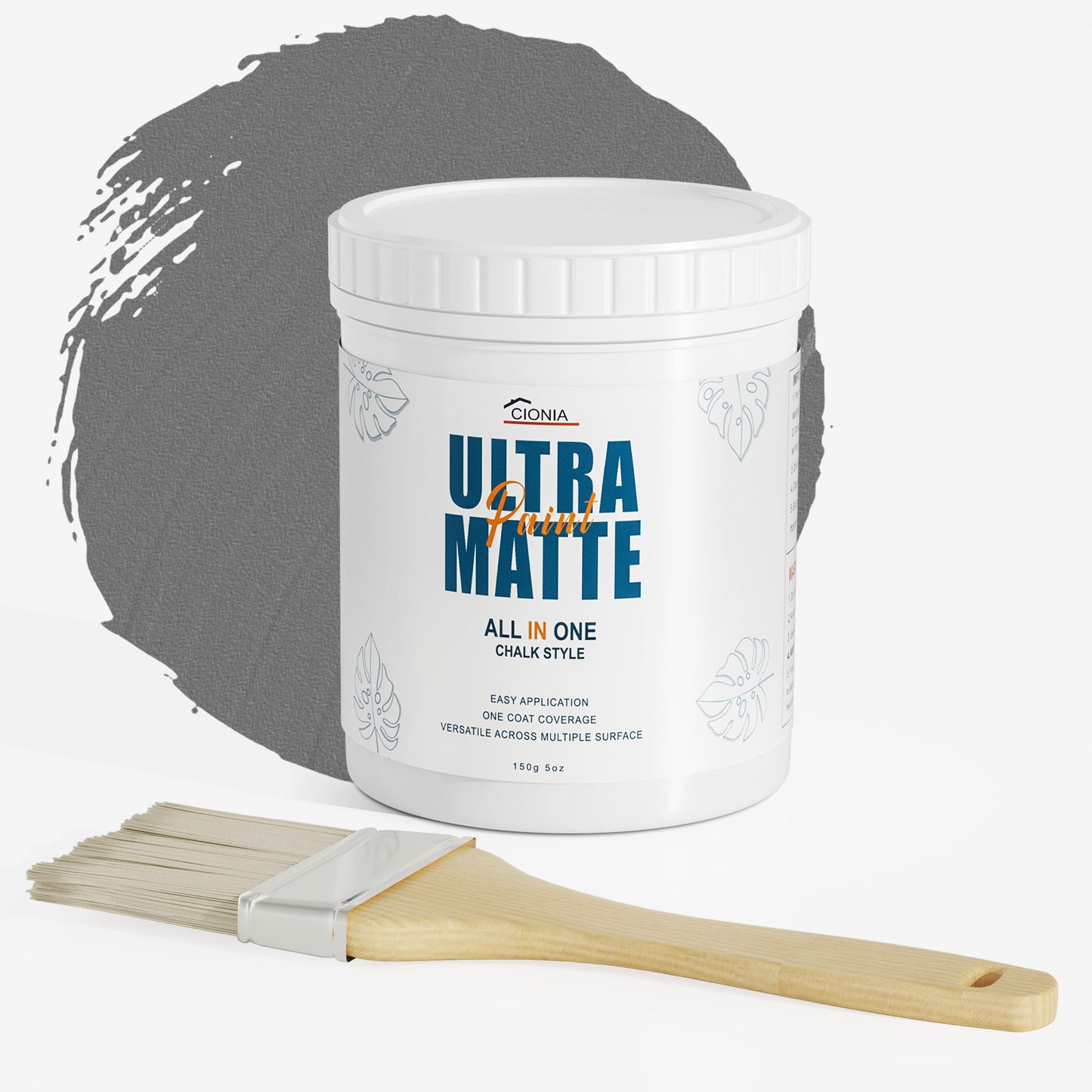 CIONIA Chalk Style Paint Kit With Tools- 32 Oz