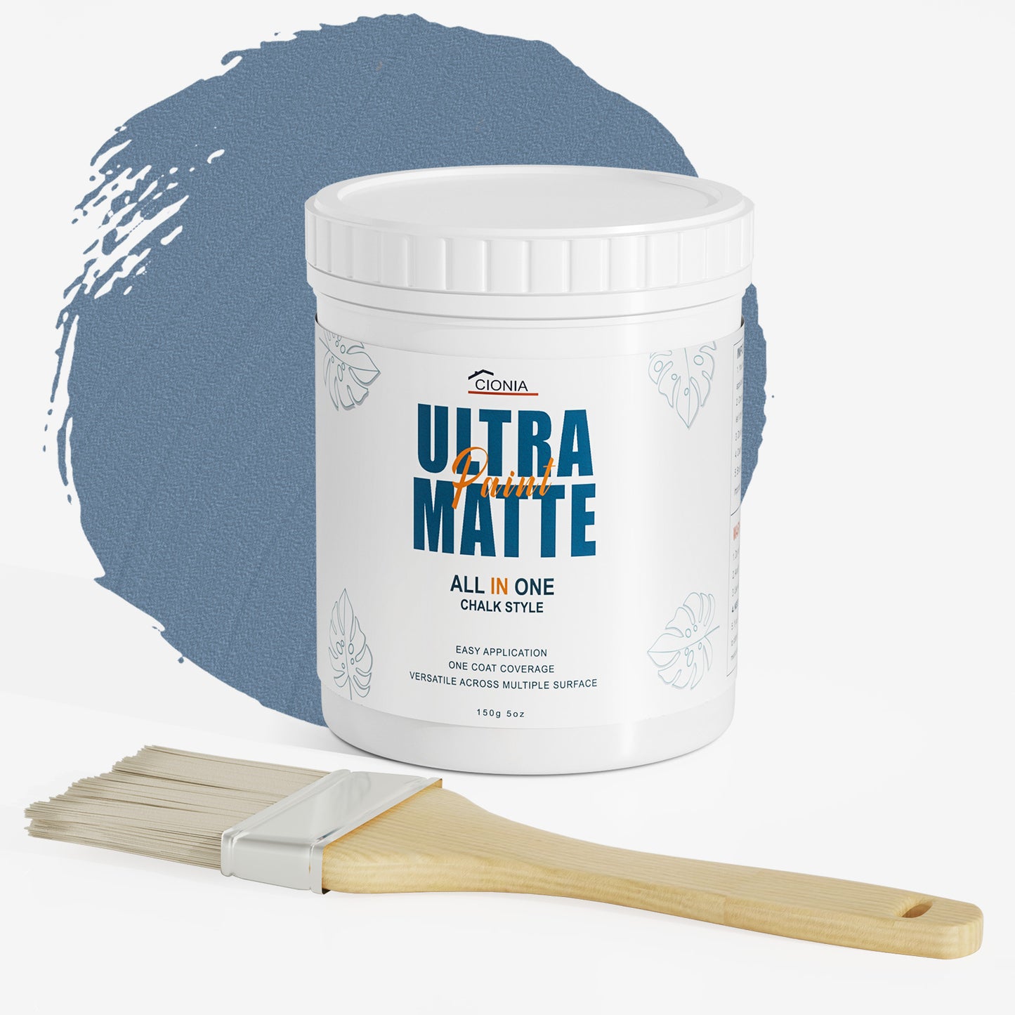 CIONIA Chalk Style Paint Kit With Tools- 32 Oz