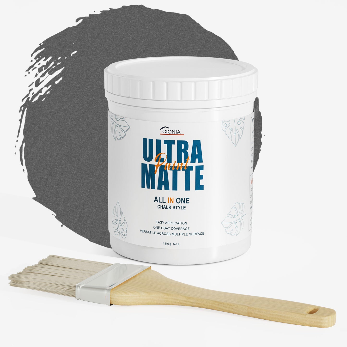 CIONIA Chalk Style Paint Kit With Tools- 32 Oz