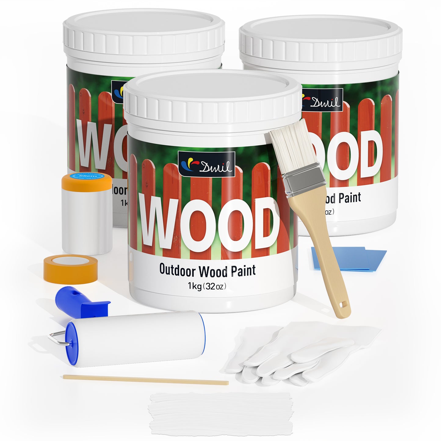 DWIL Outdoor Wood Furniture Paint Kit (with tools)