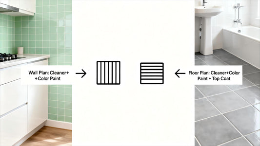 Floor vs. Wall: Choosing the Right Application Plan for Your Tile Refinishing Project