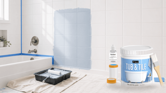 How to Paint Bathroom Tile Without Replacing It ?