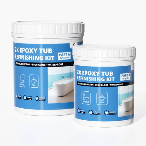 DWIL solvent-free 2K epoxy tub refinishing kit