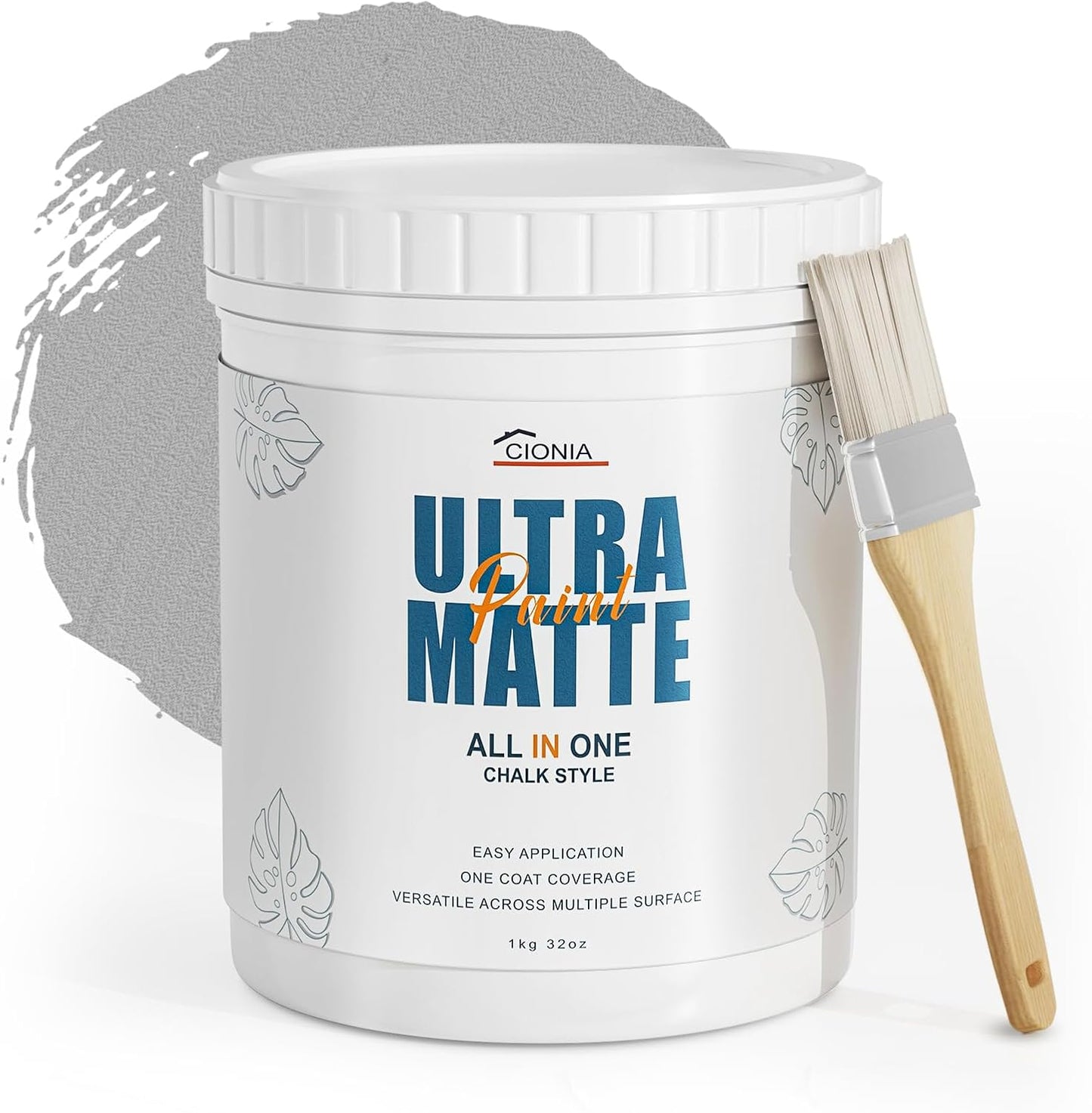 CIONIA Chalk Style Paint Kit With Tools- 32 Oz