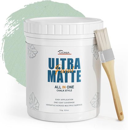 CIONIA Chalk Style Paint Kit With Tools- 32 Oz