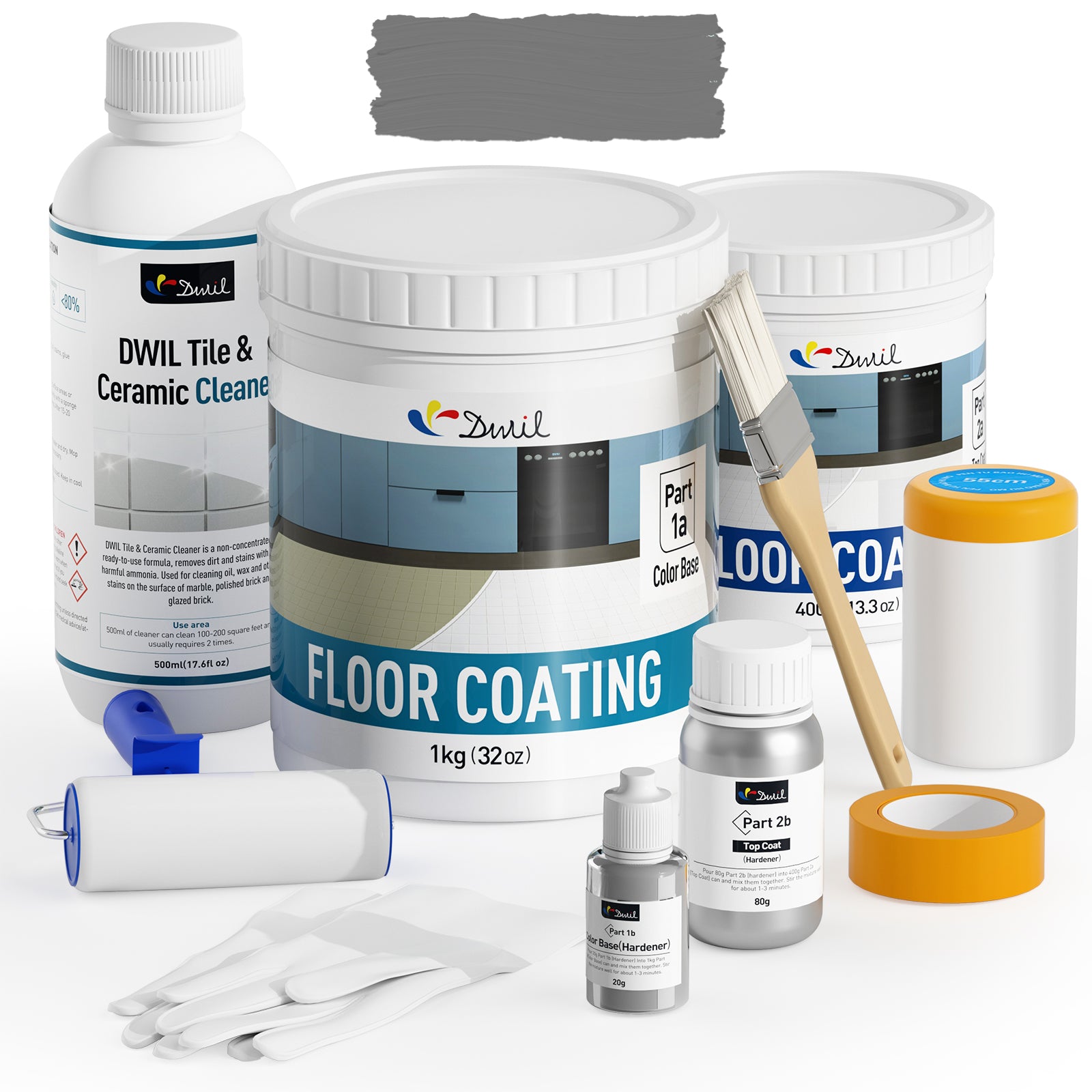 DWIL 2-Step Interior Floor Coating Kit
