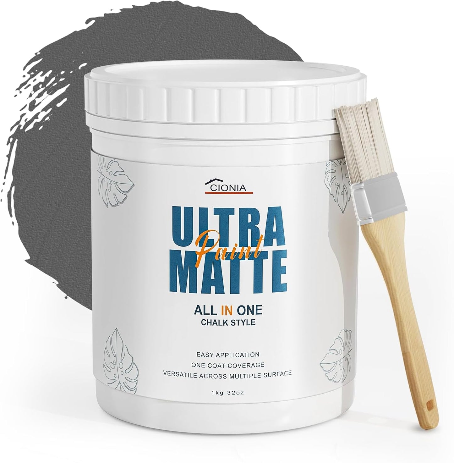 CIONIA Chalk Style Paint Kit With Tools- 32 Oz