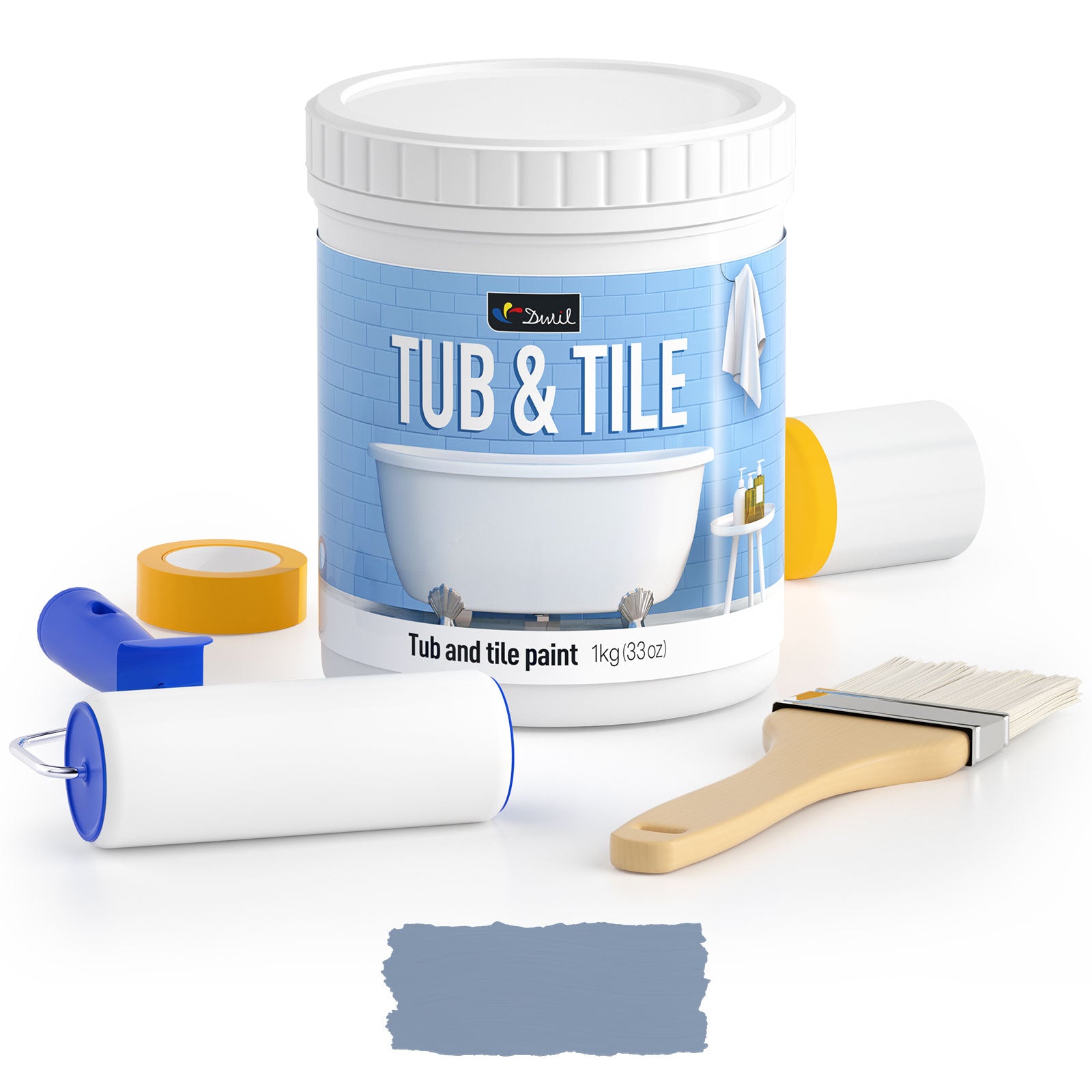 DWIL Tub & Tile Refinishing Kit – Tools Included