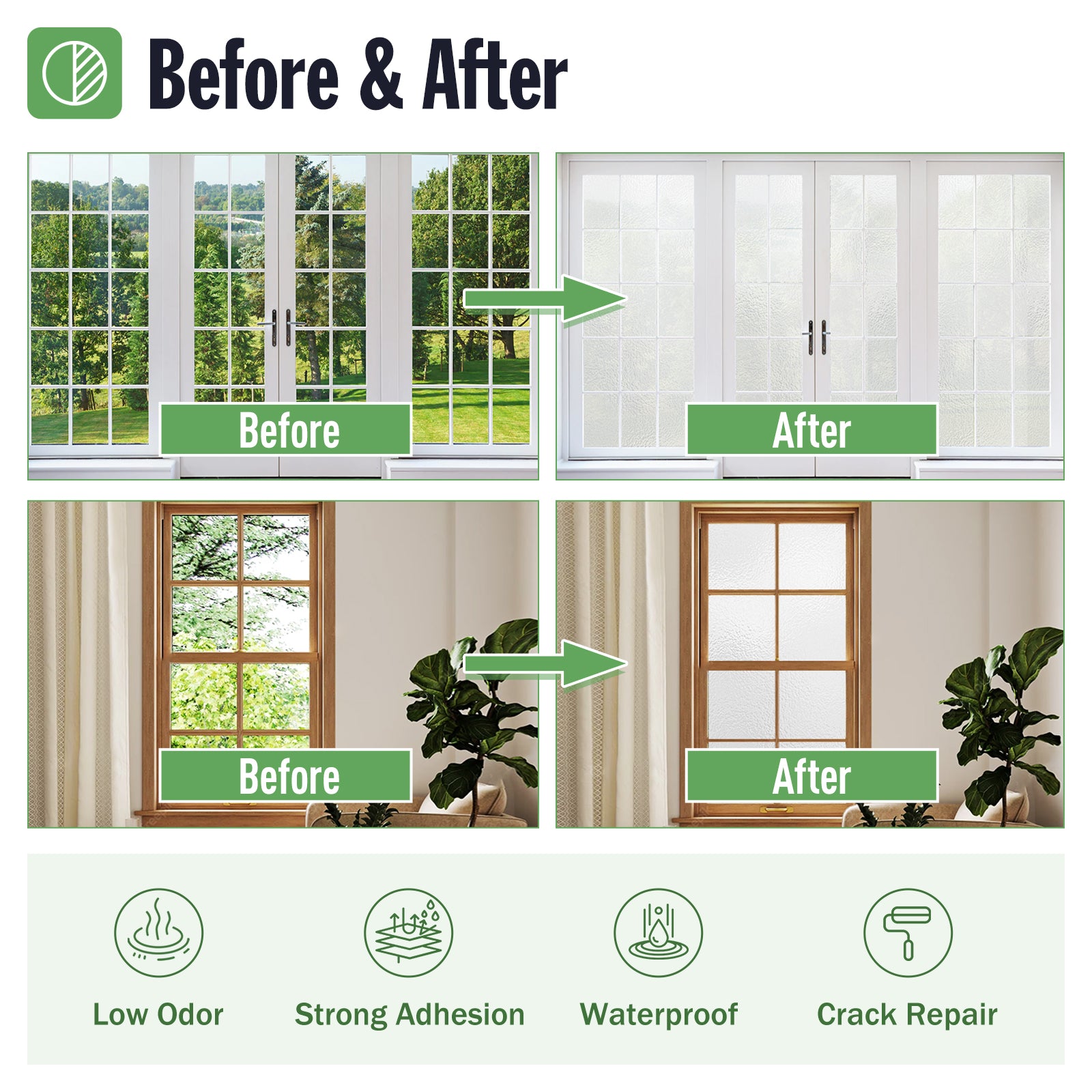 DWIL Water-Based Frosted Glass Paint Kit – 16/32 oz