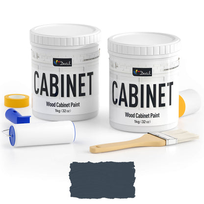 Bronze Blue-DWIL Wood Cabinet Paint Kit （With tools）