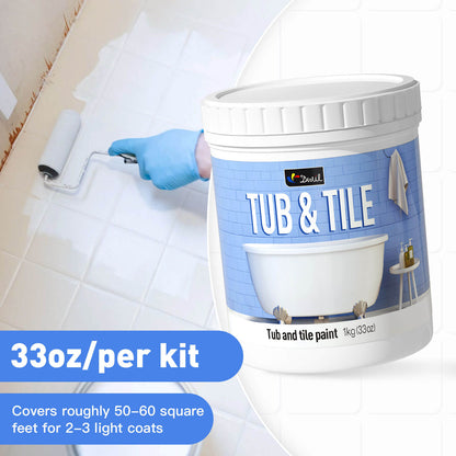 Vanilla White-DWIL Tub and Tile Refinishing Kit