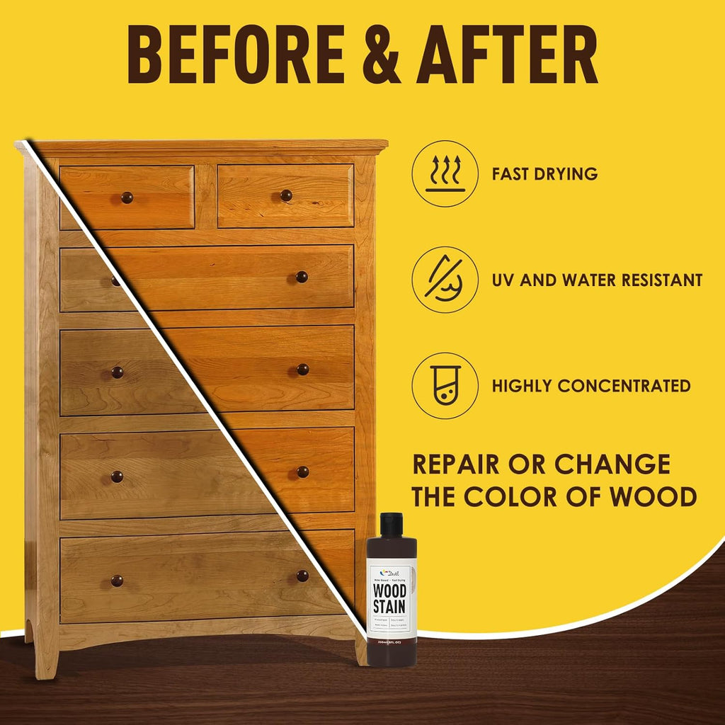 DWIL Water-Based Wood Stain Kit – 8.5 oz