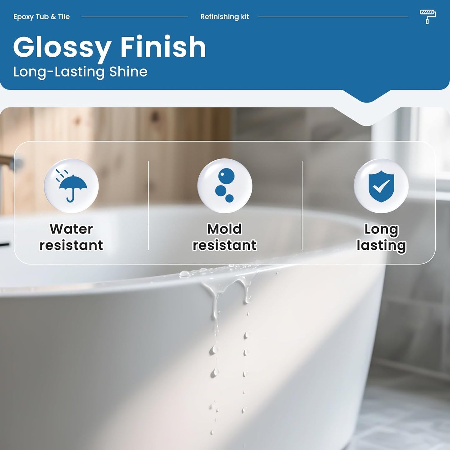 VERNY EpoxyShield Bathtub&Sink Refinishing Kit