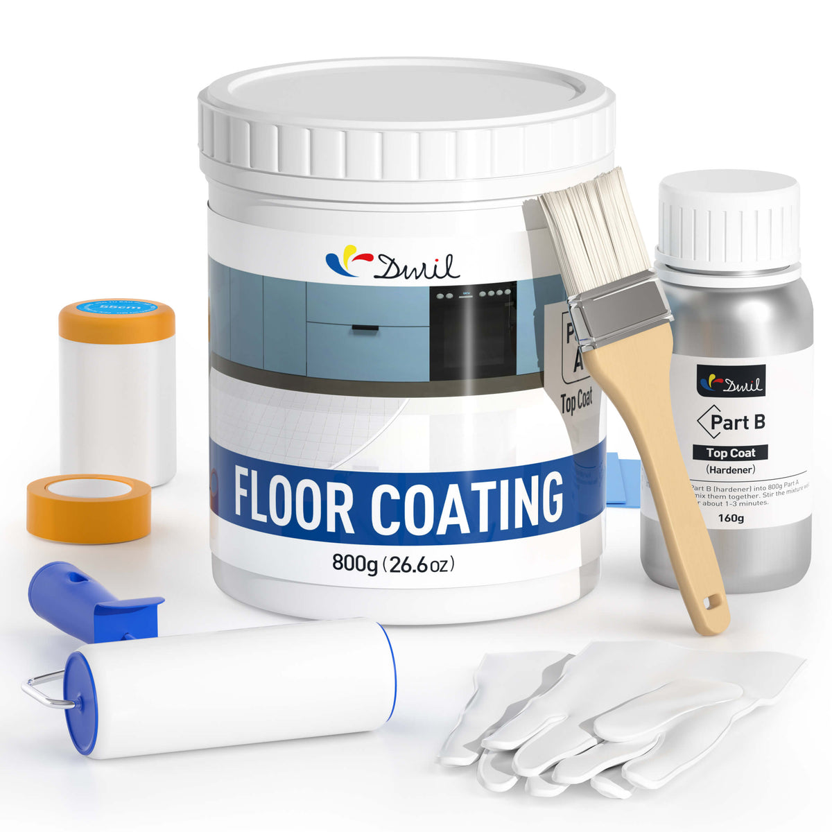 DWIL clear protective top coat kit