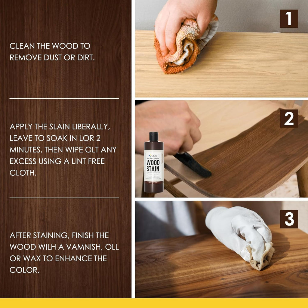 DWIL Water-Based Wood Stain Kit – 8.5 oz