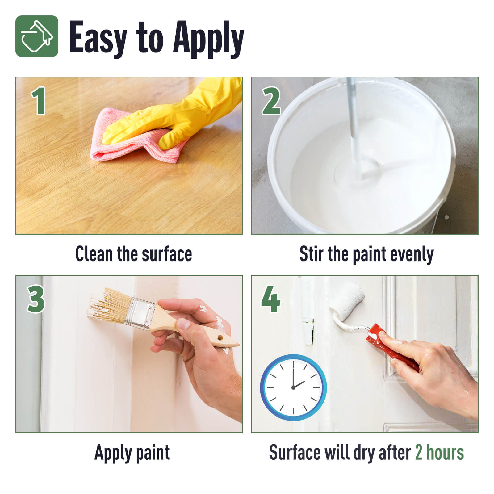 DWIL Wood Furniture Paint Kit – Tools Included