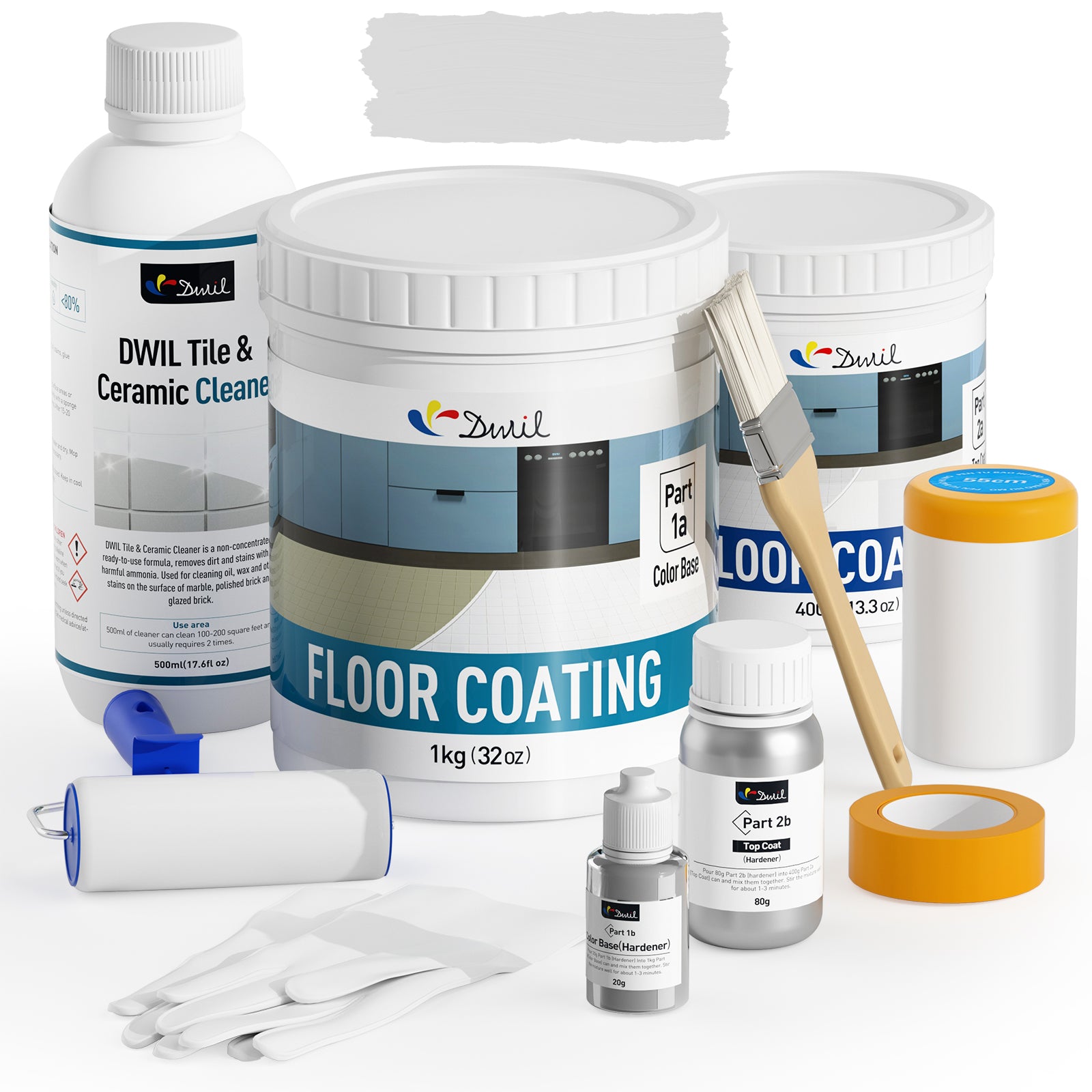 DWIL 2-Step Interior Floor Coating Kit