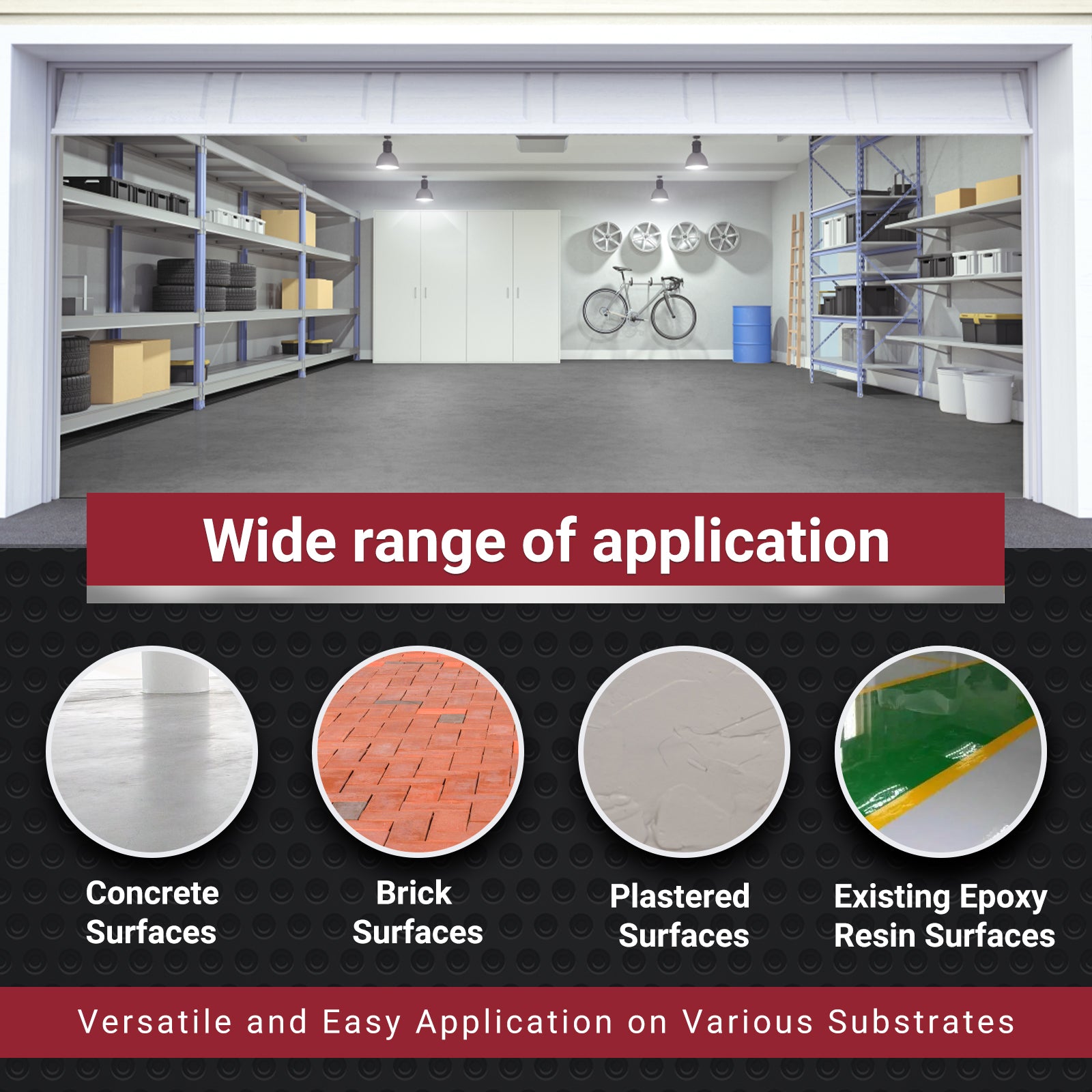 DWIL 100% Solids Garage Floor Epoxy Kit – 1-Car Coverage