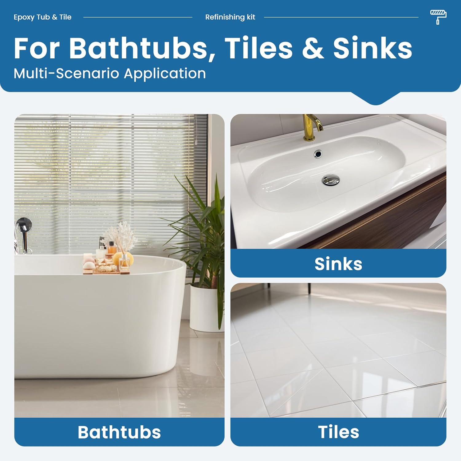 2K Epoxy Tub Refinishing kit-SOLVENT-FREE EPOXY COATING