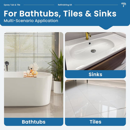 VERNY EpoxyShield Bathtub&Sink Refinishing Kit