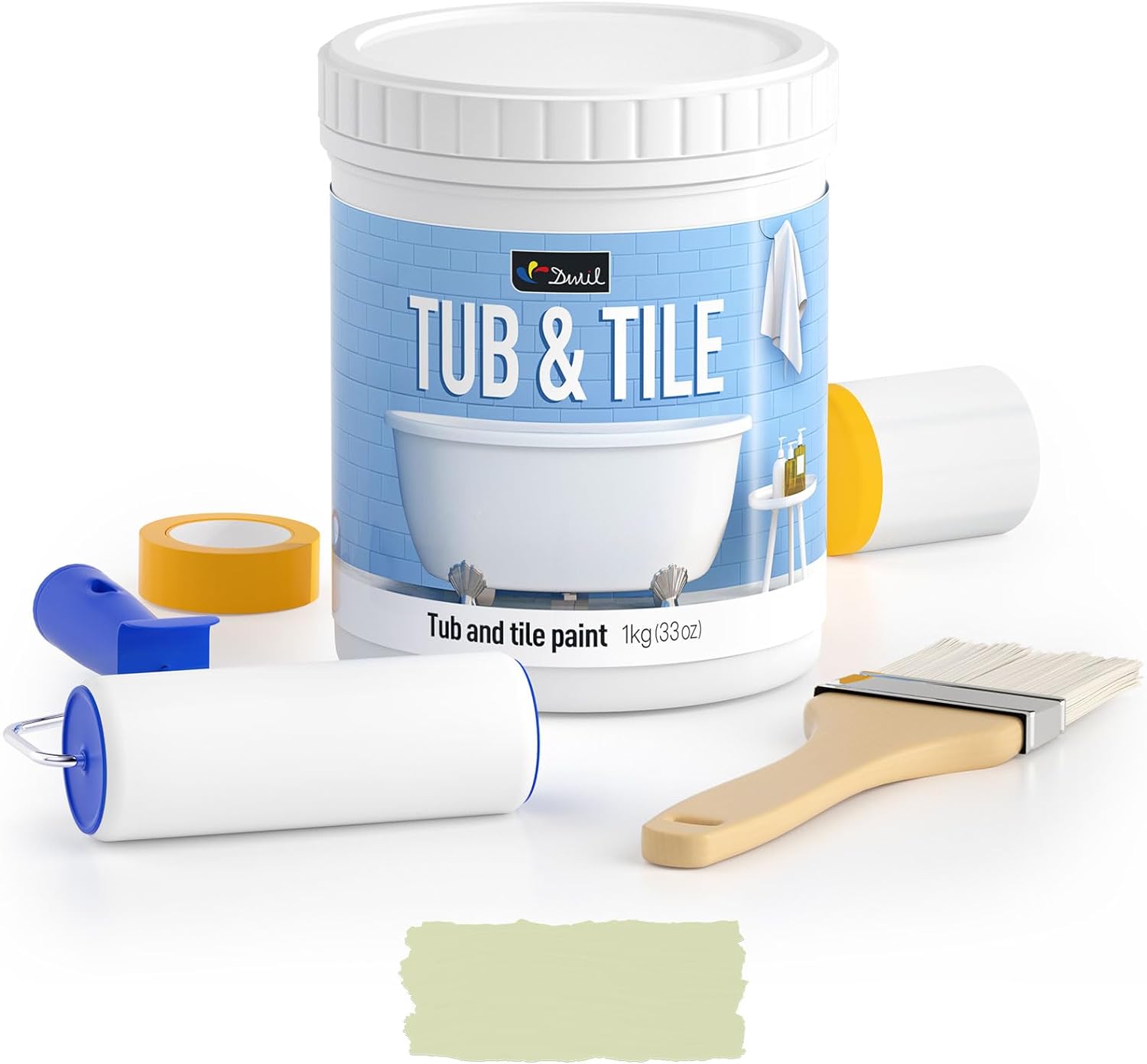 DWIL Tub & Tile Refinishing Kit – Tools Included