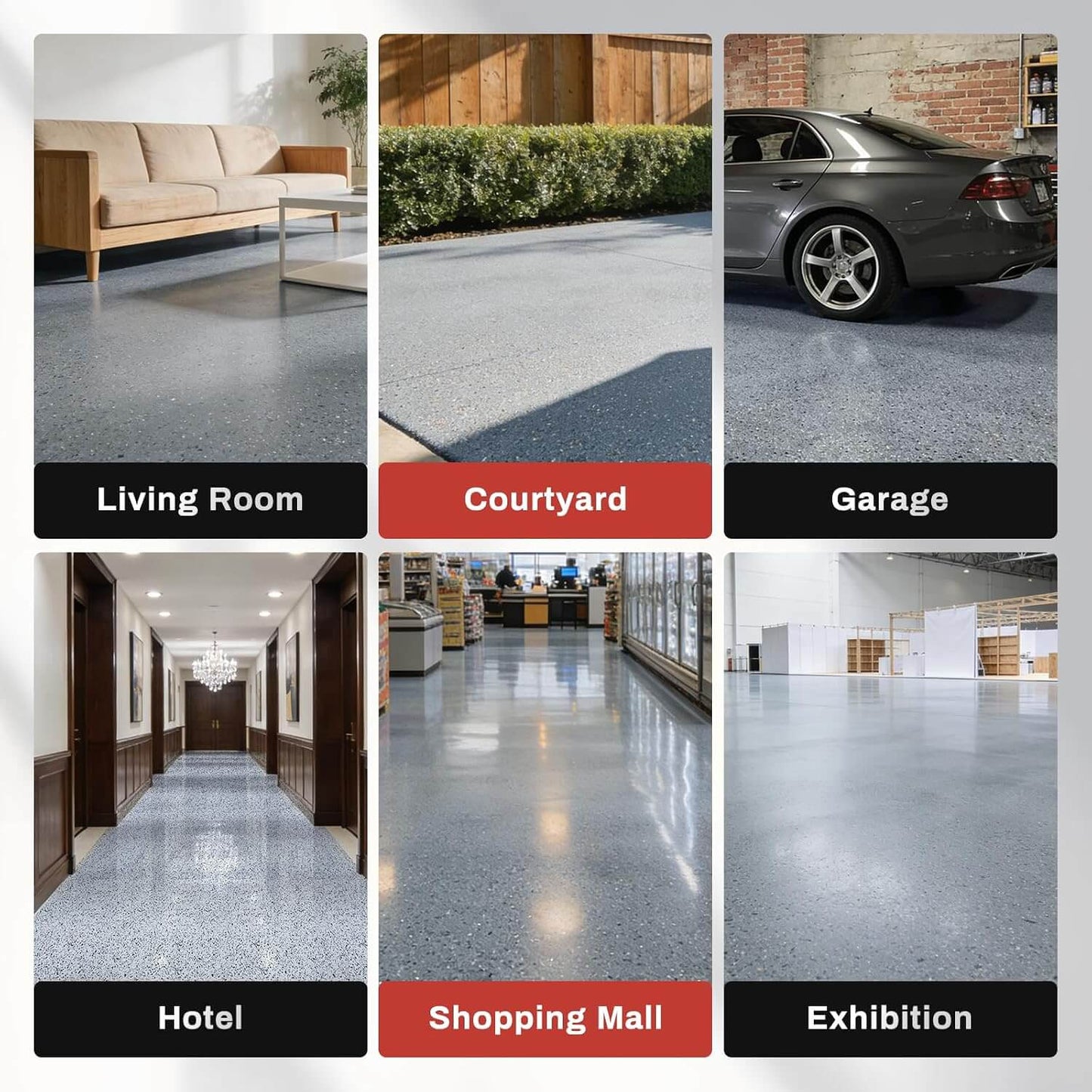 DWIL Epoxy Colored Sand Self-Leveling Floor Coating