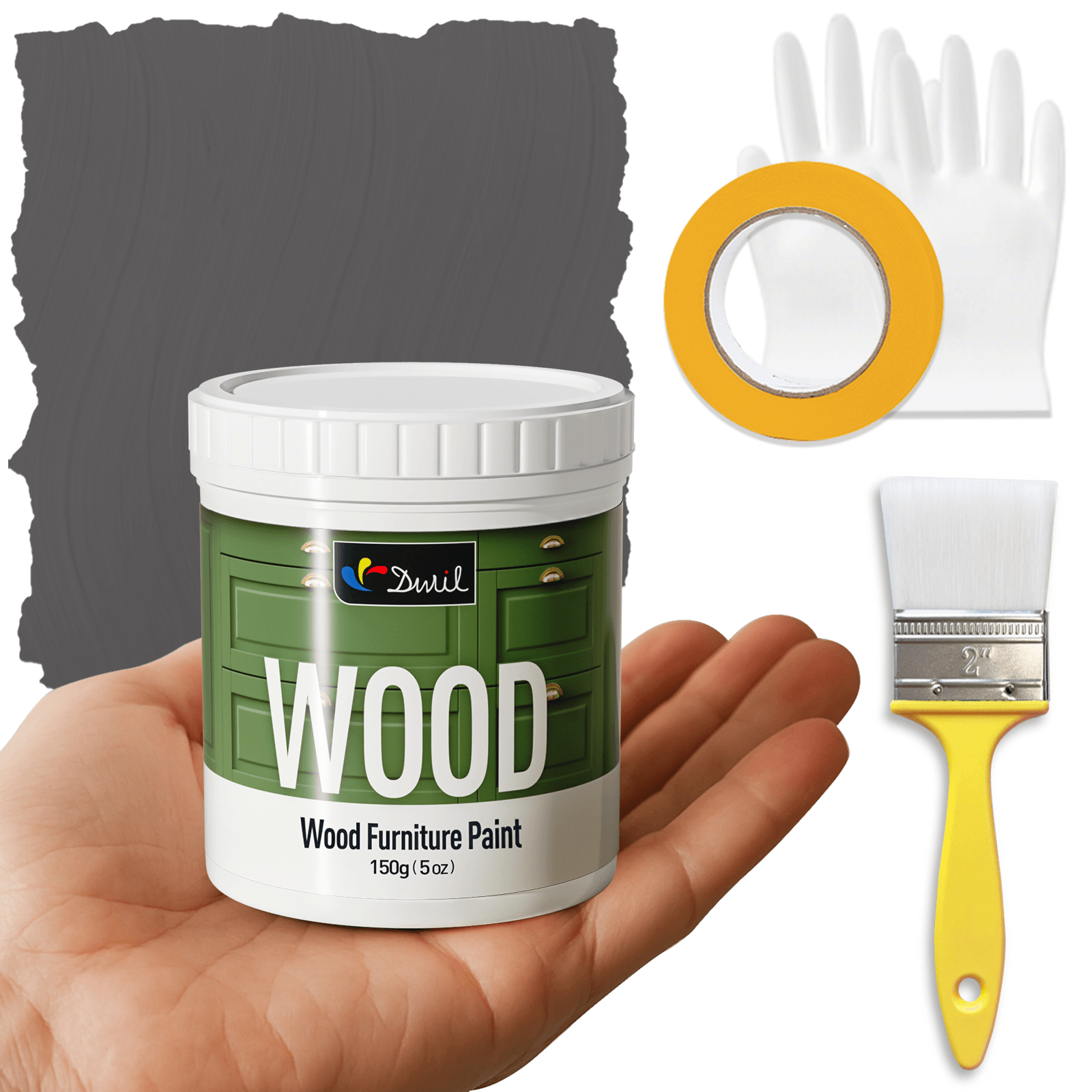 DWIL Wood Furniture Paint Kit – Tools Included