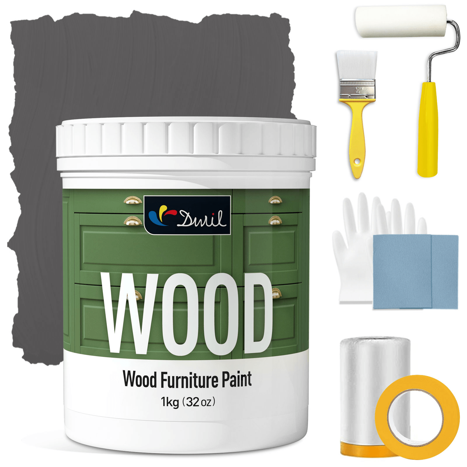 DWIL Wood Furniture Paint Kit – Tools Included