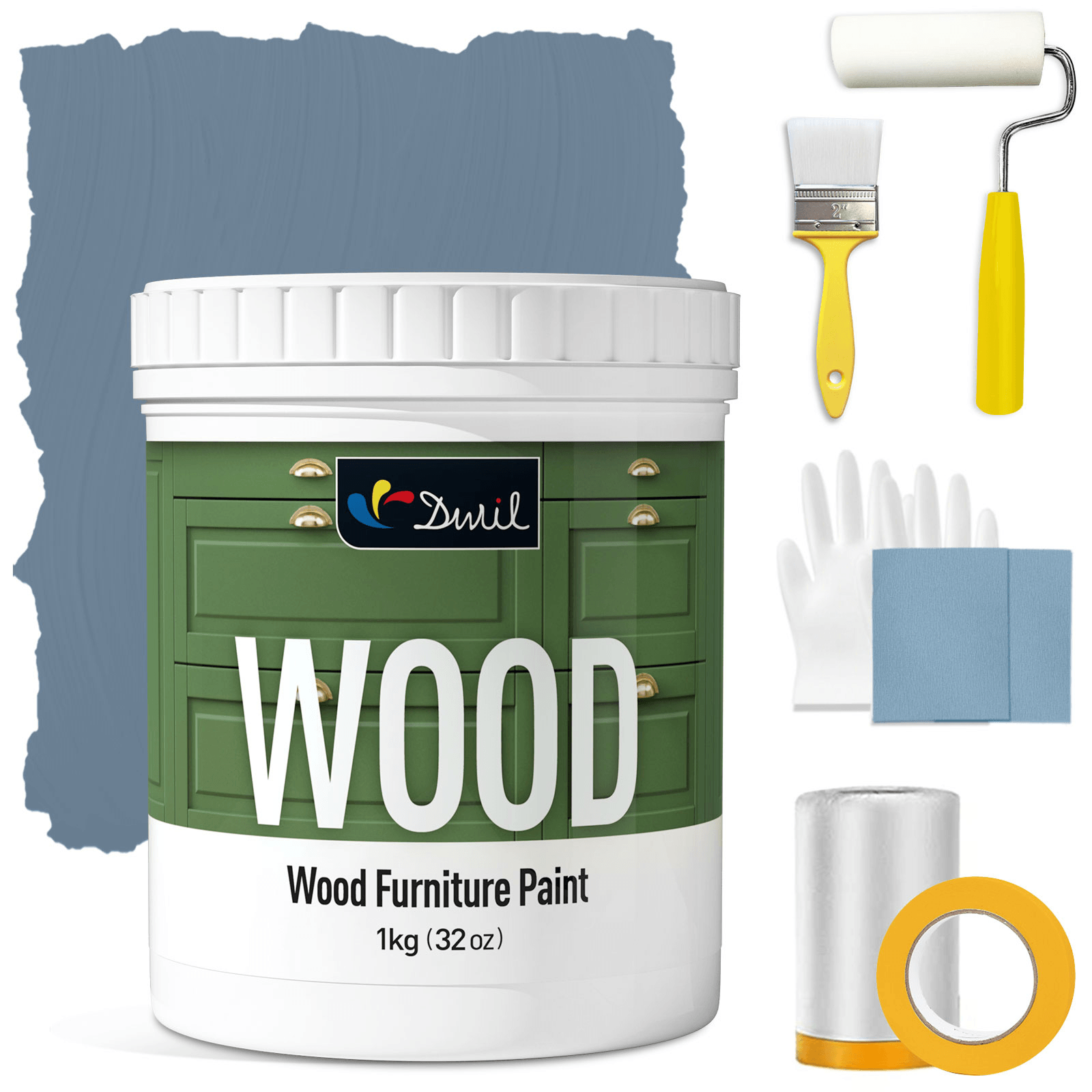 DWIL Wood Furniture Paint Kit – Tools Included