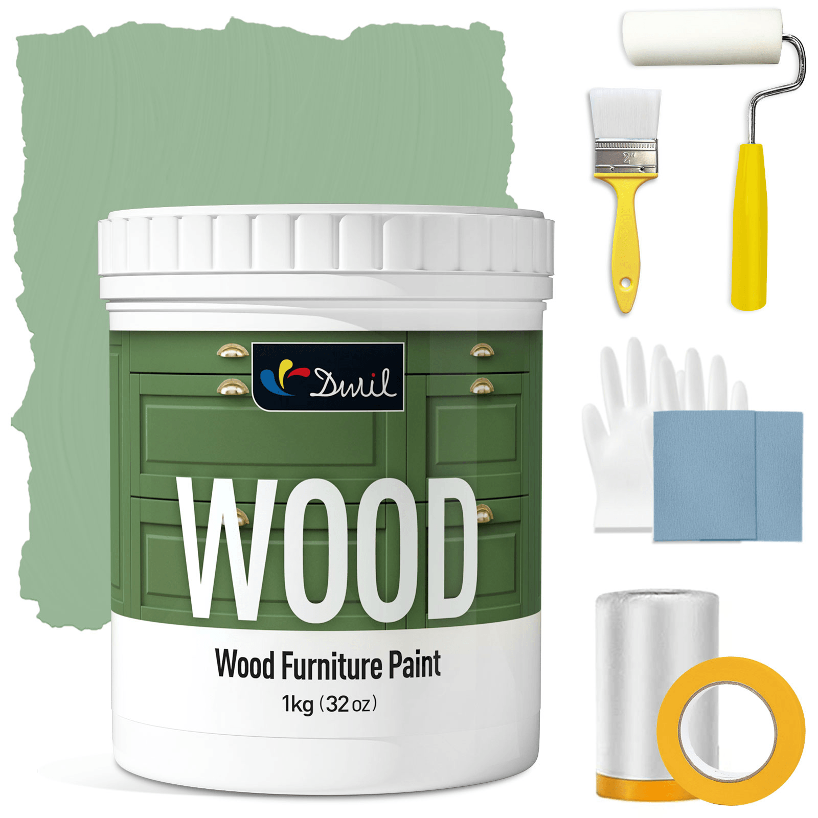 DWIL Wood Furniture Paint Kit – Tools Included