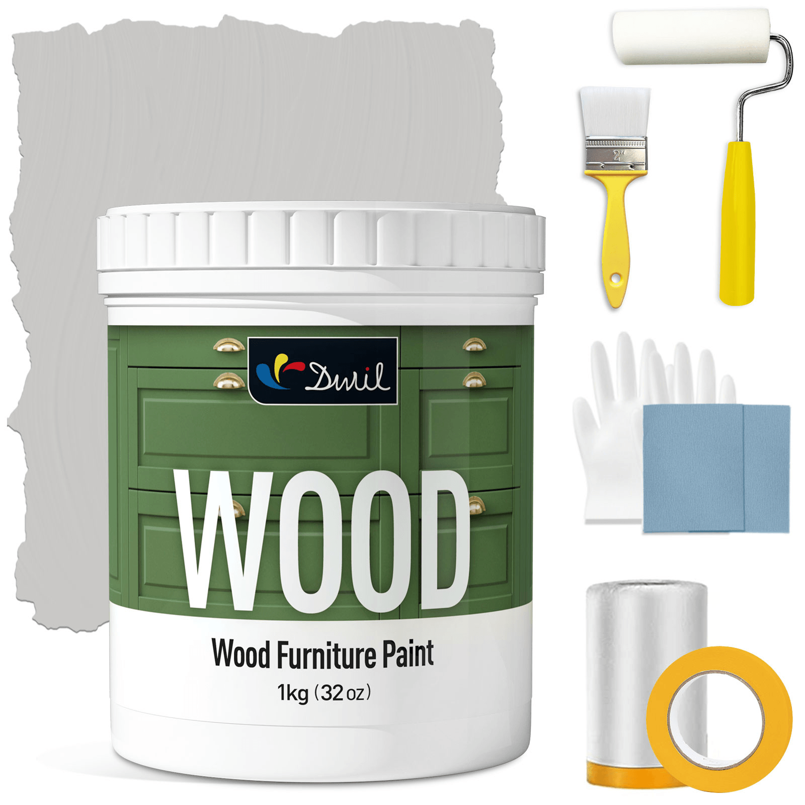 DWIL Wood Furniture Paint Kit – Tools Included