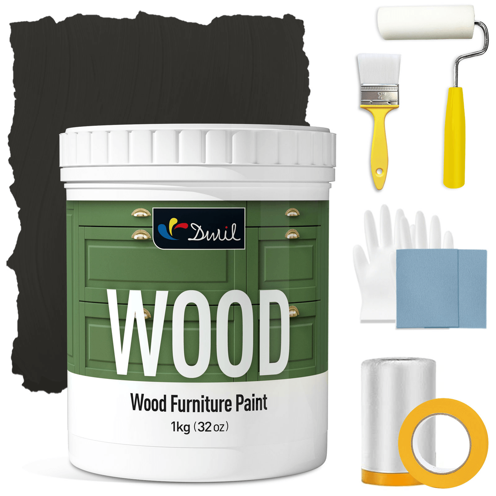 DWIL Wood Furniture Paint Kit – Tools Included