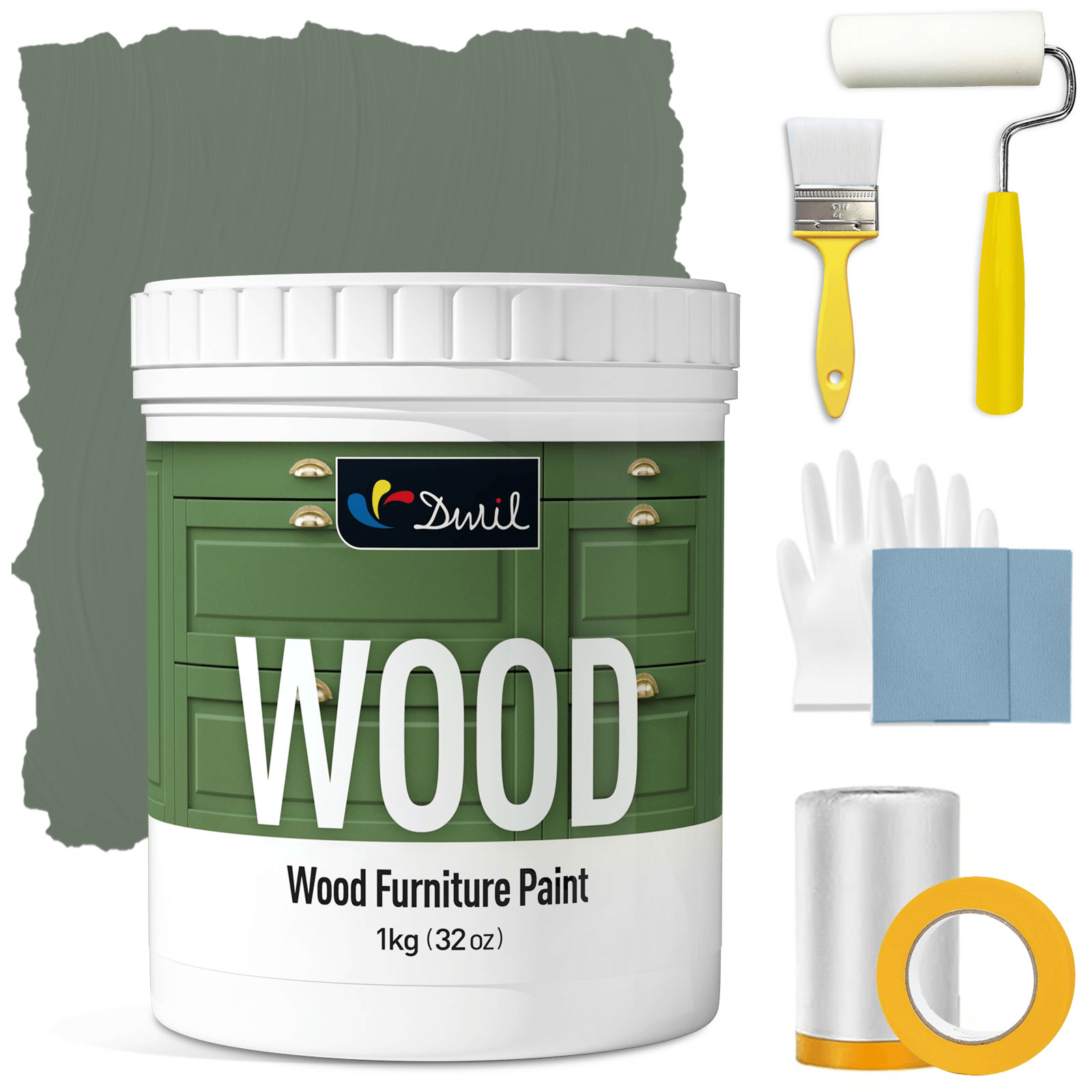 DWIL Wood Furniture Paint Kit – Tools Included