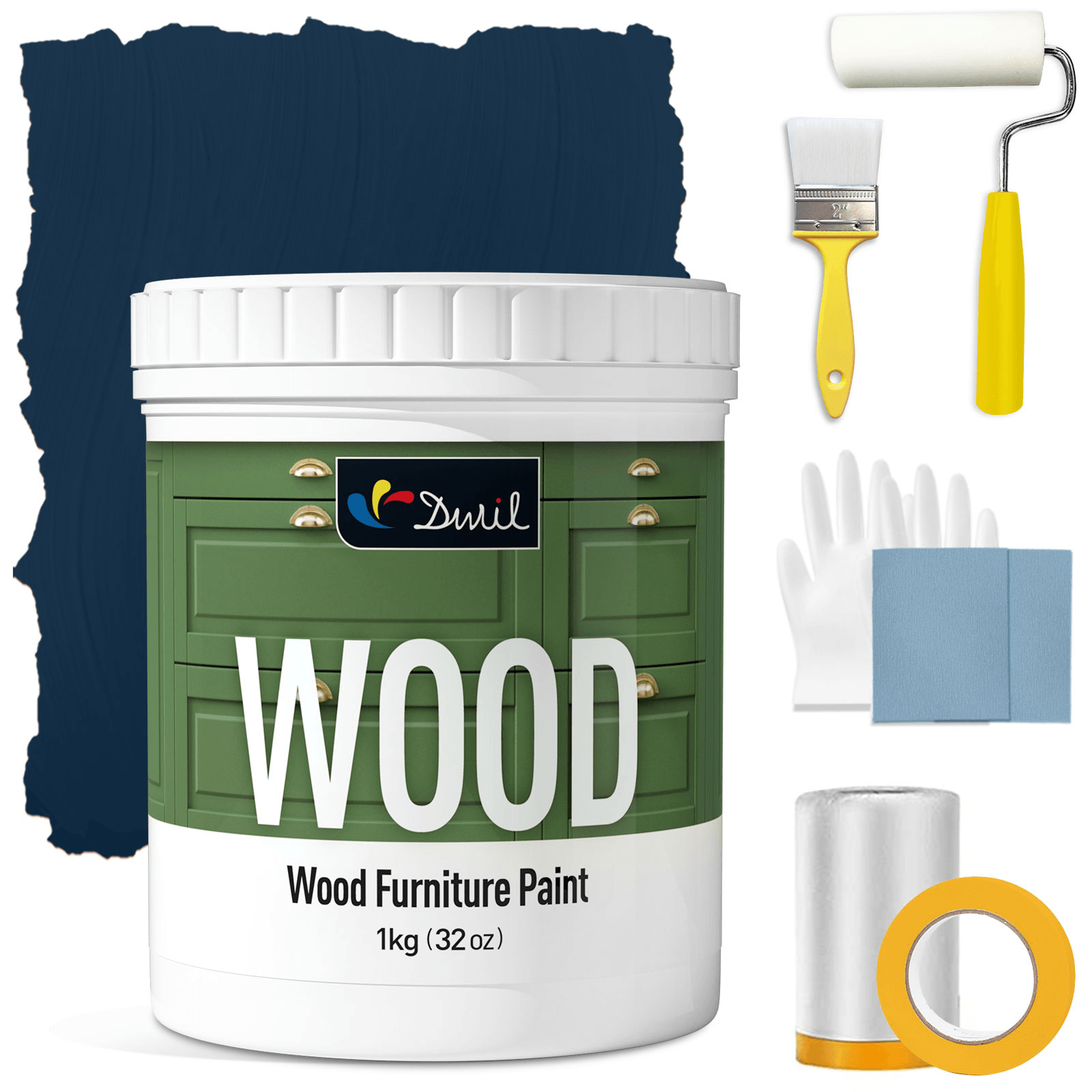 DWIL Wood Furniture Paint Kit – Tools Included