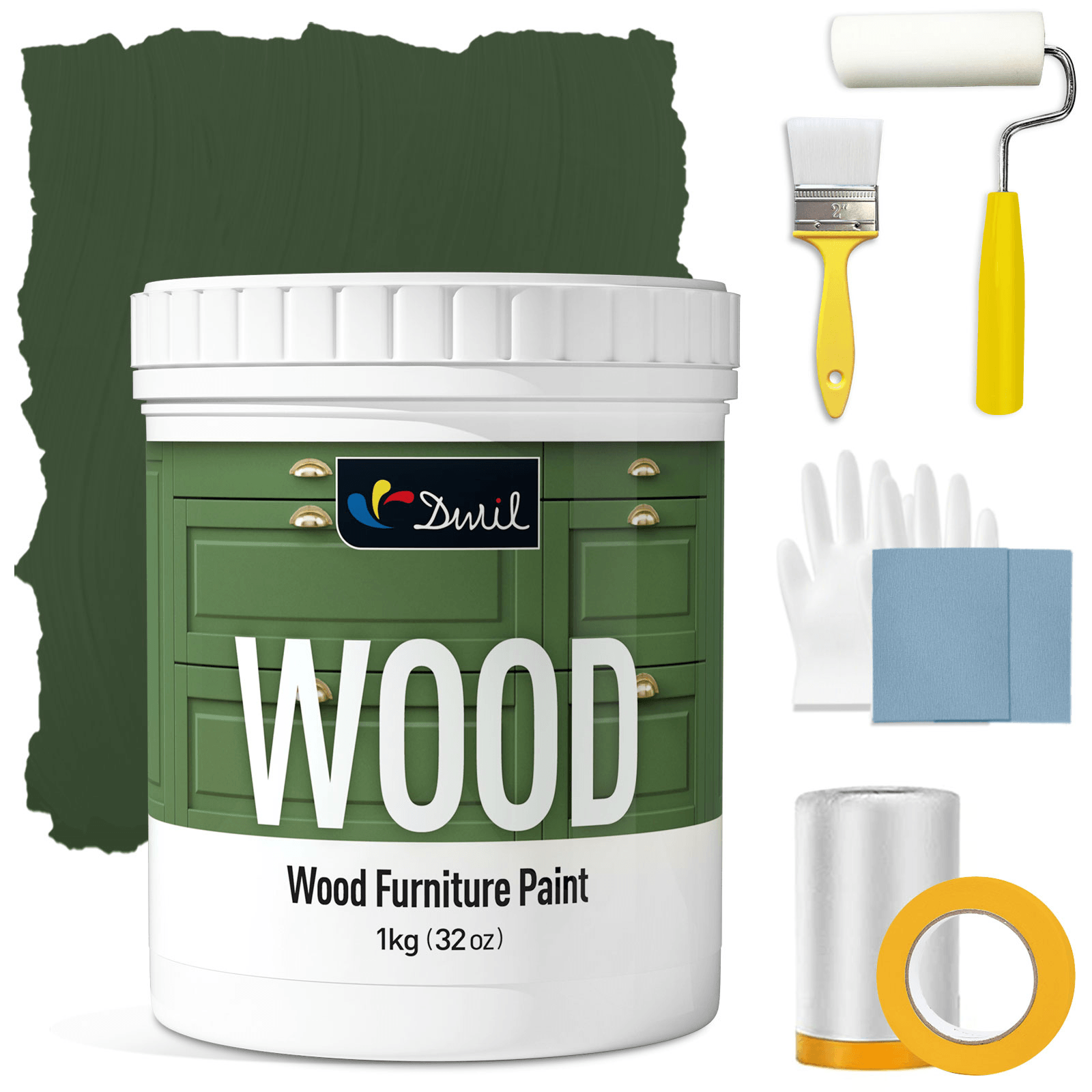 DWIL Wood Furniture Paint Kit – Tools Included