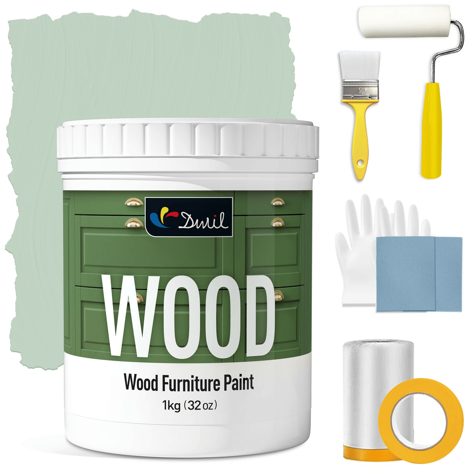 DWIL Wood Furniture Paint Kit – Tools Included