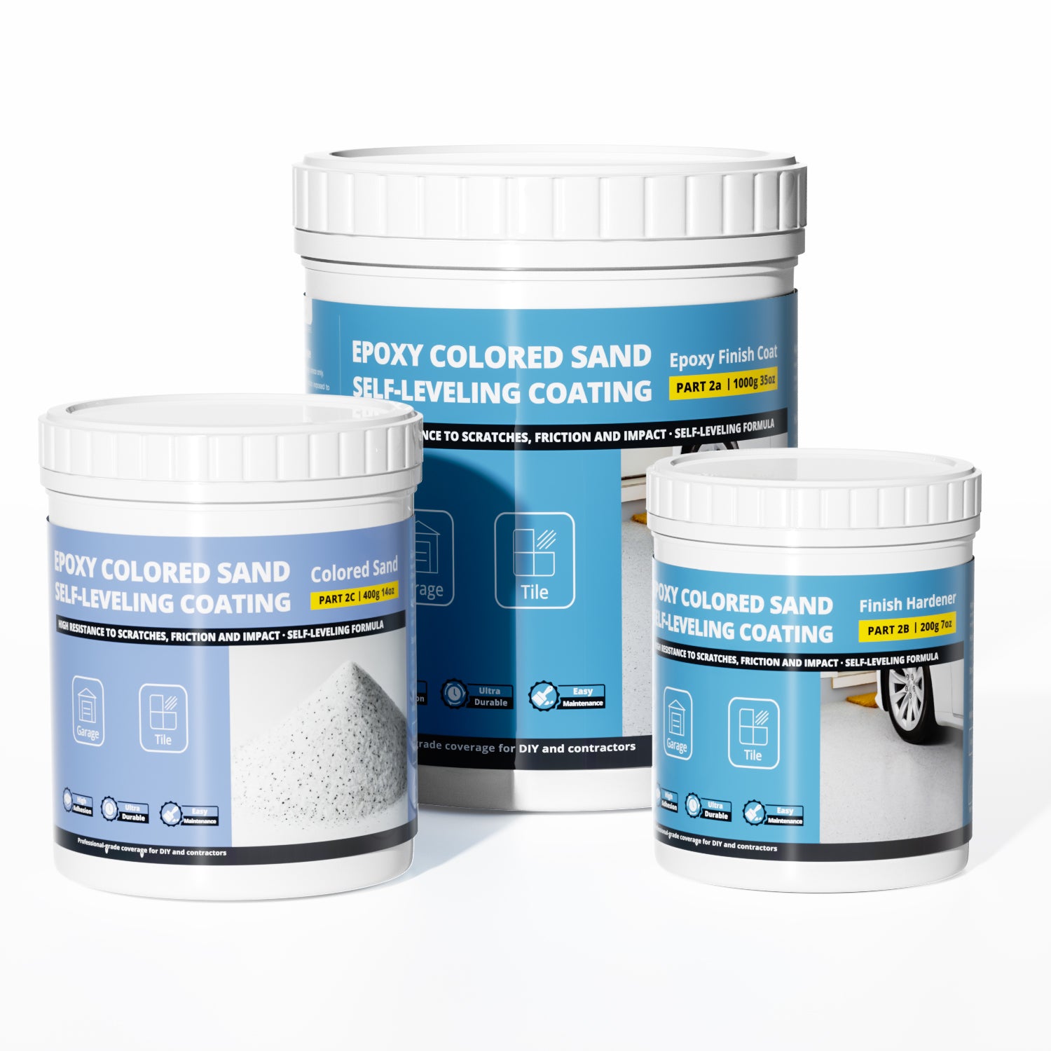 DWIL EPOXY COLORED SAND SELF-LEVELING COATING