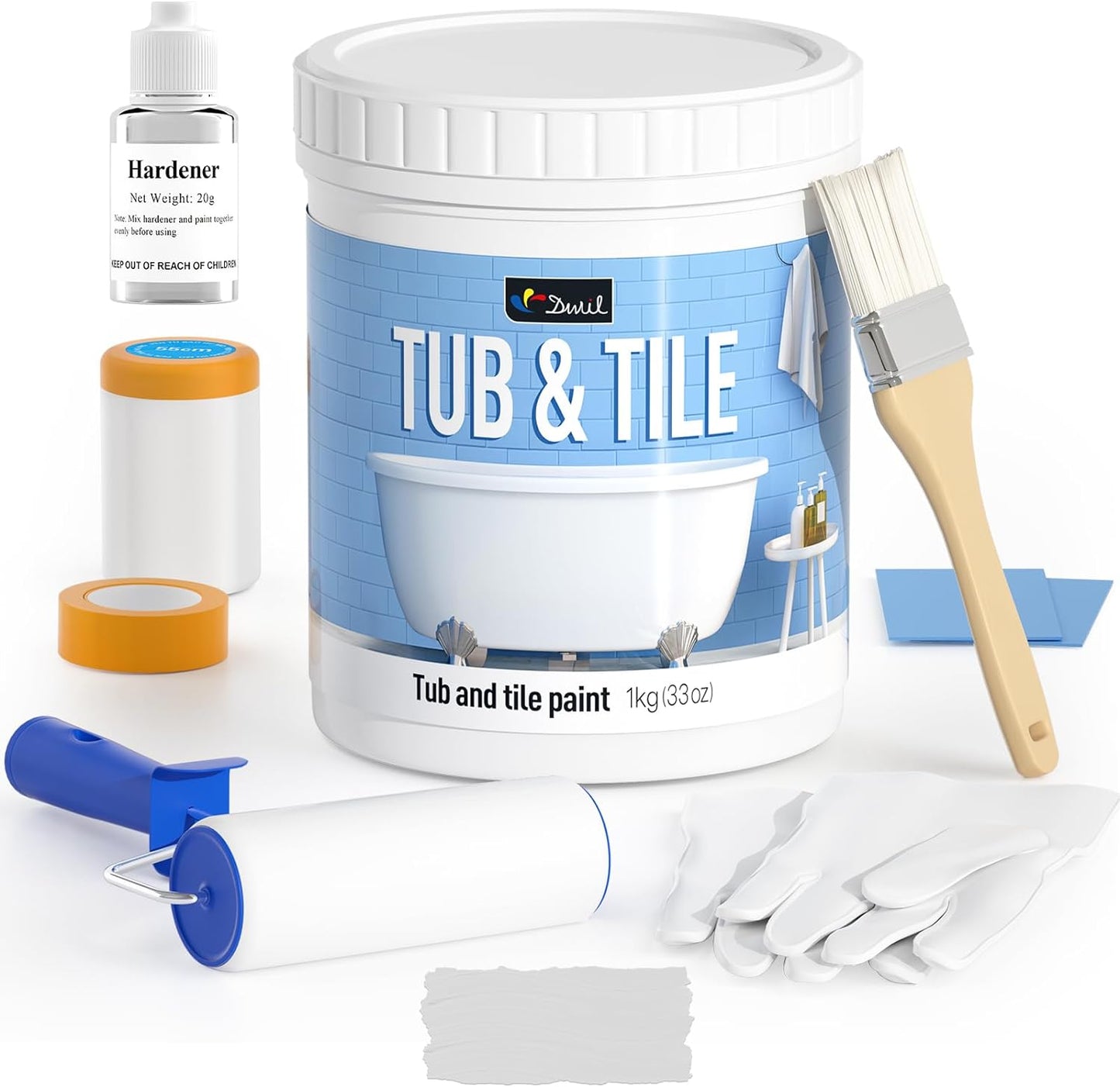 DWIL Tub and Tile Refinishing Kit