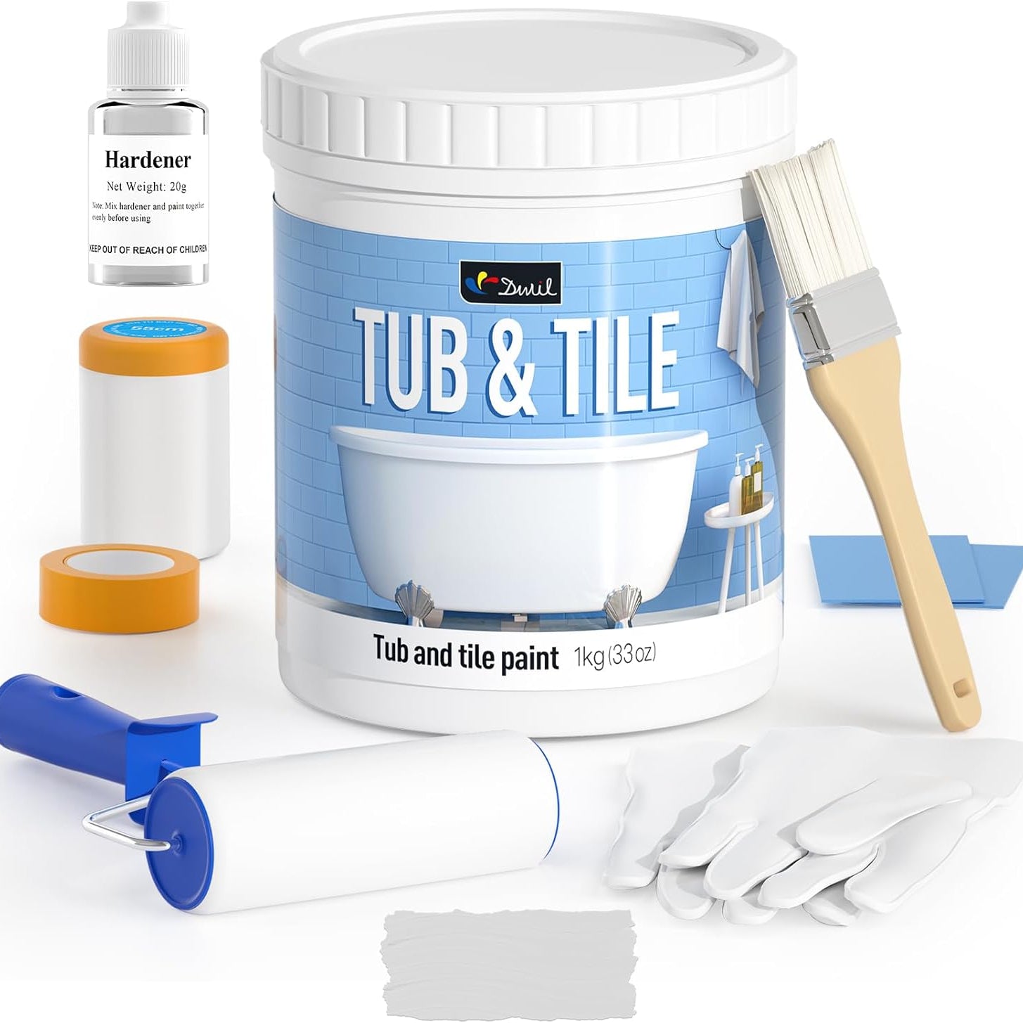 DWIL Tub & Tile Refinishing Kit – Tools Included
