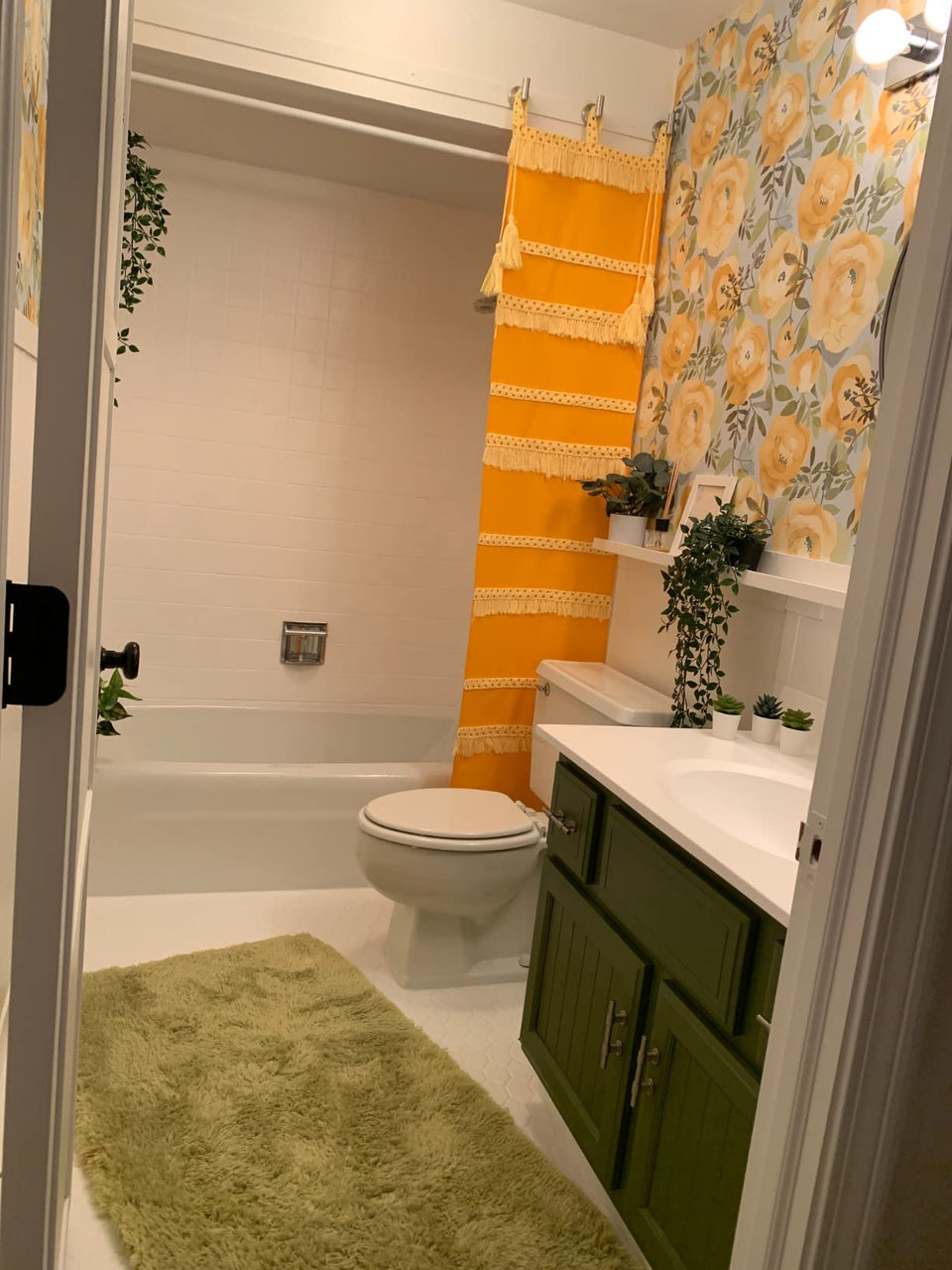 Real DWIL bathroom tile refresh project photo
